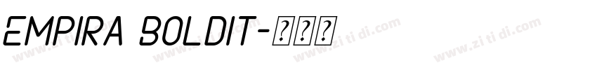 Empira BoldIt字体转换